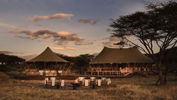 The new Ngorongoro Crater Camp opened in June with 10 tented suites. The new Ngorongoro Crater Camp opened in June with 10 tented suites.