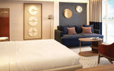 A stateroom on the AmaRudi.