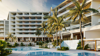 The Grace Bay property will offer three dining outlets, a spa and multiple pools.