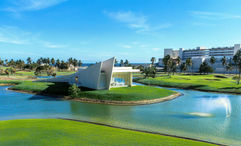 A new nondenominational chapel sits near the golf course at Dreams Estrella del Mar Mazatlan.