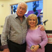 Joseph DiBerardino and his wife Virginia at a Peninsula Travel Show in 2016.