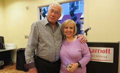 Joseph DiBerardino and his wife Virginia at a Peninsula Travel Show in 2016.