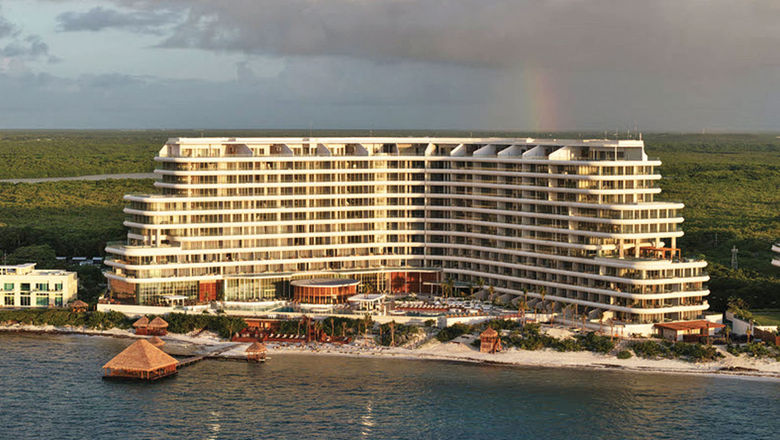 The beachfront resort features 163 guestrooms and 50 suites, many of which offer private balconies with Caribbean Sea views.