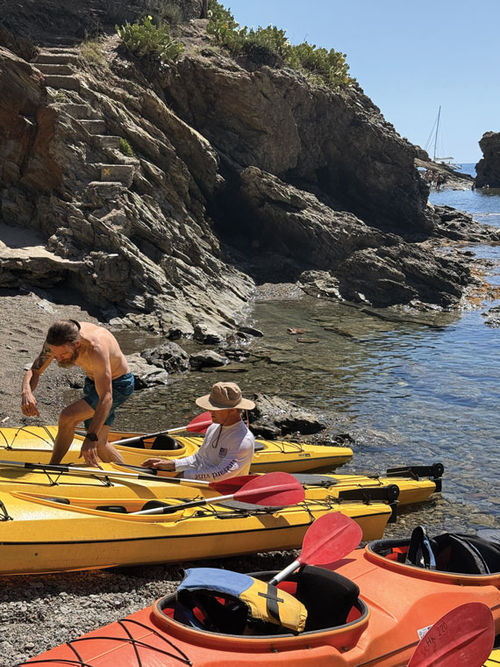 A kayaking excursion in Collioure, France, during a three-night Windstar cruise. A kayaking excursion in Collioure, France, during a three-night Windstar cruise.
