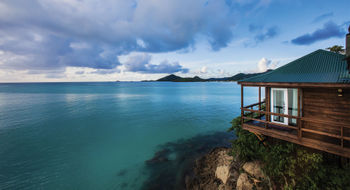 The adults-only Cocos Hotel Antigua Resort has 44 screen-free, hillside cottages.