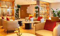 The lounges are available to first-class and business-class customers, as well as Emirates Skywards Platinum and Gold loyalty members.