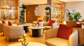 The lounges are available to first-class and business-class customers, as well as Emirates Skywards Platinum and Gold loyalty members.