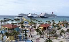 Carnival anticipates 3.5 million guests to visit Celebration Key next year.