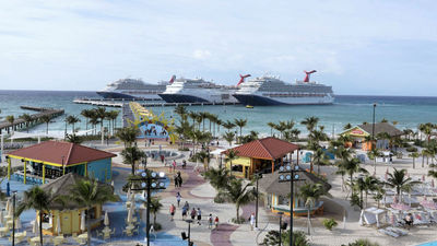 Carnival anticipates 3.5 million guests to visit Celebration Key next year.