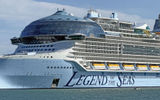 The Legend of the Seas, the latest in Royal Caribbean International's Icon class, made its debut in Europe June 29 and prepared to begin cruising the Med, bringing its six-slide waterpark, multiple dining venues and new entertainment to seven-day cruises from Civitavecchia, Italy, and Barcelona.