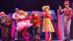 A scene from "Charlie and the Chocolate Factory," the musical staged on the Legend of the Seas.