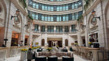 The atrium of the Paris Marriott Champs Elysees houses its Jenny restaurant.