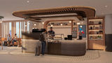 The Provisions by Admirals Club lounge at JFK airport will have American's first barista-staffed bar.
