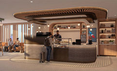 The Provisions by Admirals Club lounge at JFK airport will have American's first barista-staffed bar.