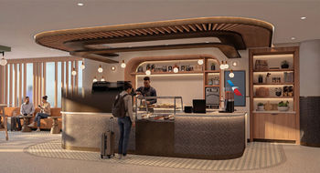 The Provisions by Admirals Club lounge at JFK airport will have American's first barista-staffed bar.