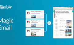TravelJoy's latest AI-powered tool is Magic Email, which enables advisors to forward supplier confirmation emails that are automatically turned into proposals or itineraries.