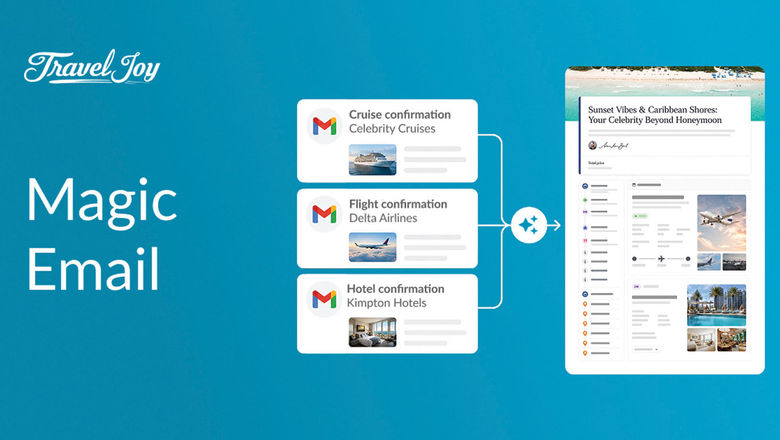 TravelJoy's latest AI-powered tool is Magic Email, which enables advisors to forward supplier confirmation emails that are automatically turned into proposals or itineraries.