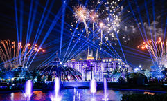 Universal Celestial Goodnight will close out each night at Universal Epic Universe.
