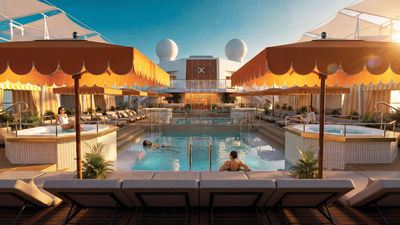 New to the Celebrity fleet is Orange Peel Bar and Grille, offering a menu of grilled options as well as frozen cocktails.