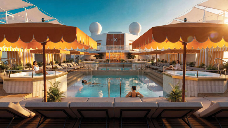 New to the Celebrity fleet is Orange Peel Bar and Grille, offering a menu of grilled options as well as frozen cocktails.