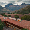 The Explora Valle Sagrado is nestled in a cornfield in Peru's Sacred Valley.