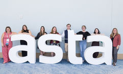 ASTA’s Young Professionals Society has being reinvigorated by its new National Steering Committee, including (from left) Christina Vieira, Alicia Onello, Katie Williams, Stacey Kerstner, Jackson Bell, Asia Lantz, Chelsey Keenan and Brandi McBride.