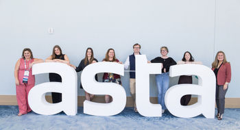 ASTA’s Young Professionals Society has being reinvigorated by its new National Steering Committee, including (from left) Christina Vieira, Alicia Onello, Katie Williams, Stacey Kerstner, Jackson Bell, Asia Lantz, Chelsey Keenan and Brandi McBride.