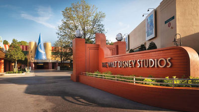 The Magic of Disney Animation is designed to look like the Walt Disney Studios lot in California.