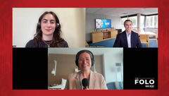 Clockwise from top left: Teri West, Travel Weekly's cruise editor; Juan Fernandez, the vice president of food and beverage for Carnival Cruise Line; and Folo host Rebecca Tobin talk about changes in cruise ship dining.