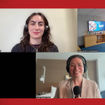 Clockwise from top left: Cruise editor Teri West, Carnival's Juan Fernandez and host Rebecca Tobin talk about eating and drinking trends on Carnival Cruise Line ships.