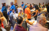 Advisors and supplier reps met and mingled at keynote events and meals.