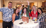 Wade Light of Light Travels; Kristen Andrade of FG Luxury Travel/Favorite Grampy Travel; Amie Gribbon of Avanti Destinations; Kaleigh Wildauer of Fiesta Americana Travelty Collection; and Maria Avilez of the Los Cabos Tourism Board.