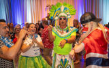 At a closing reception sponsored by Princess Cruises, attendees were encouraged to dress up and dance.