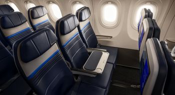 A blocked middle seat will give some of United's flyers in Economy Plus more elbow room.