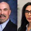 Michael Weldon, senior director of national accounts for North America, and Nasim Ghannadian, vice president of sales and marketing.