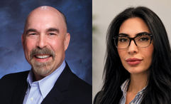 Michael Weldon, senior director of national accounts for North America, and Nasim Ghannadian, vice president of sales and marketing.