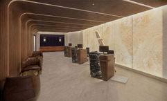 The Flagship service in Terminal D will feature a private check-in.