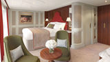 A suite rendering for the Clara, a ship that will sail the Rhine.