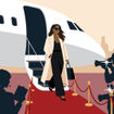 There's no business travel like show-business travel