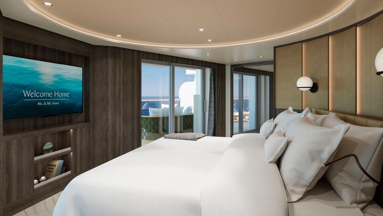 Cove Residence accommodations on an Explora ship.
