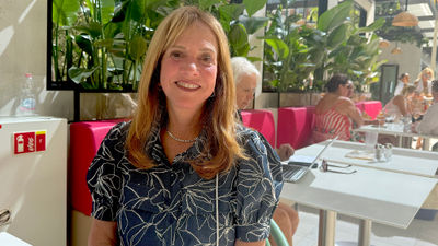 Vicki Freed chatted with Travel Weekly reporter Teri West on the new Legend of the Seas.