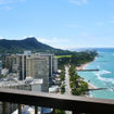 The view from a room at the Hyatt Regency Waikiki Beach Resort & Spa.