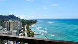The view from a room at the Hyatt Regency Waikiki Beach Resort & Spa.