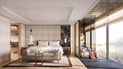 The 165-room property will include two restaurants, a spa and wellness facilities.