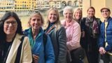 PATS founder Reece Oslinker (right) on a PATS fam trip in Italy.