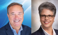 Scott Moore (left) and Elena Rodriguez have been named partnership directors for North America.