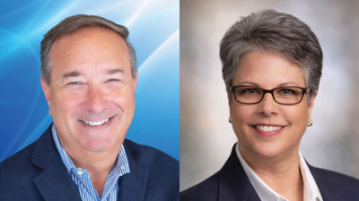 Scott Moore (left) and Elena Rodriguez have been named partnership directors for North America.