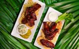 Barbecue eatery Low Tide Smoke is one dining option at Great Tides Waterpark. Prices for the waterpark vary by season and availability, but a day pass includes food, lockers, towels and a tram service to get to the waterpark.