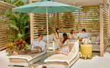Private cabanas for up to six are available at the waterpark.