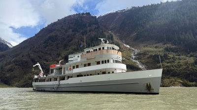 The 12-cabin Mist Cove, one of two small ships the nonprofit Boat Company operates in southeast Alaska. It has sailed for the line since 2000.
